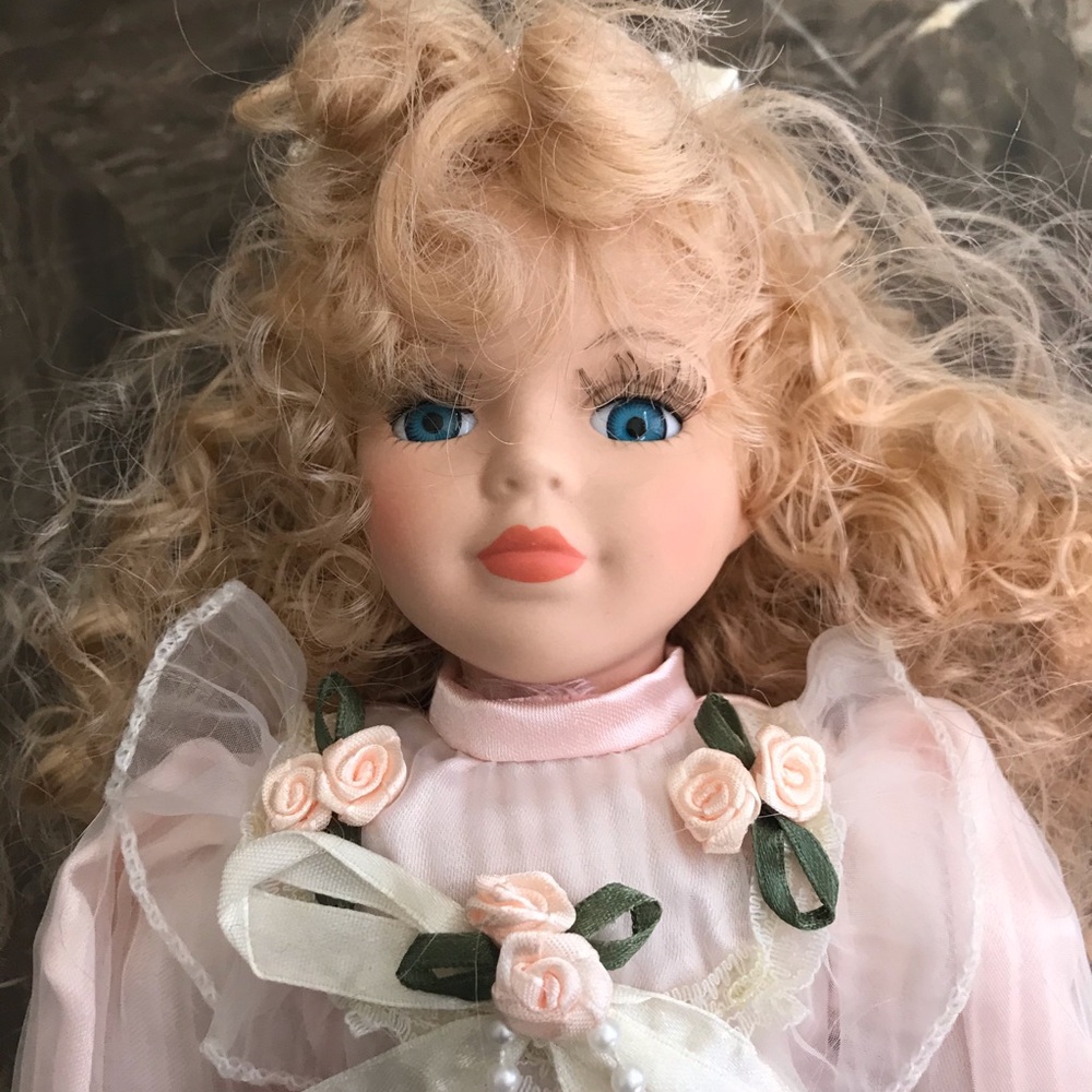 Pretty porcelain doll
